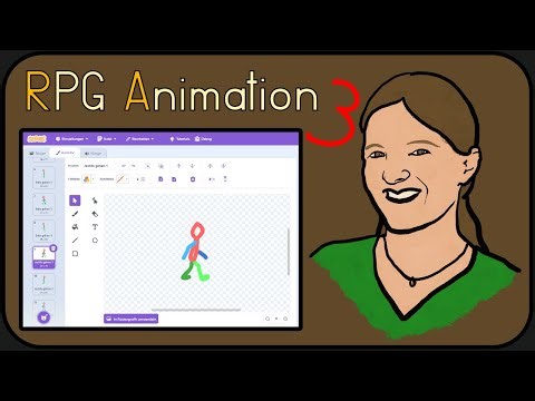 Scratch RPG Animation mit Stehen und Rennen - Programmieren Skill Tree 3.3.4