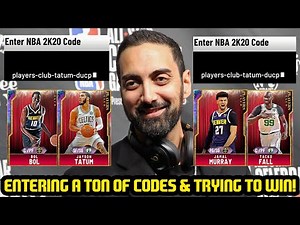 ENTERING A MILLION LOCKER CODES & TRYING TO WIN w/ THE TEAM! HIDDEN GEM ROAD TO 12-0 NBA 2K20 MYTEAM