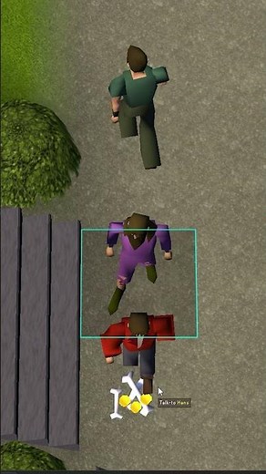 How To Pick Up Items in Old School Runescape #shorts