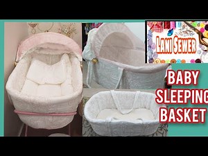 How to make a baby sleeping basket/Moses Basket/DIY