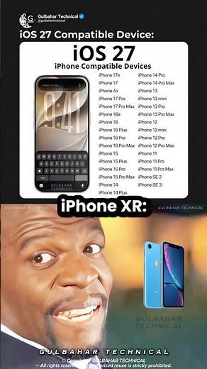 iOS 27 Compatible Devices List