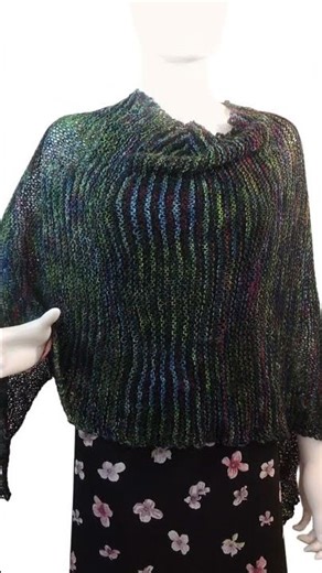 Funny Papers Poncho Knit Pattern