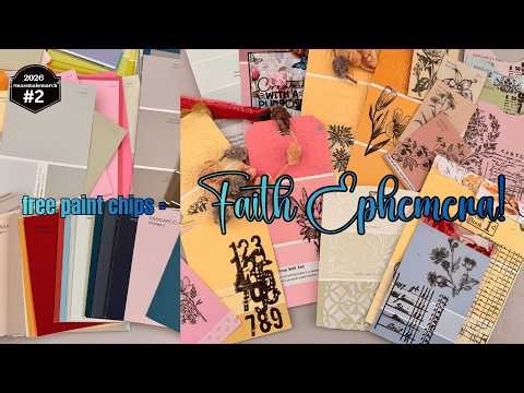 Don't Toss 'Em! 🎨 FREE Paint Chips = 8 Faith Anchors | #MassMakeMarch2026 - Ep. 2