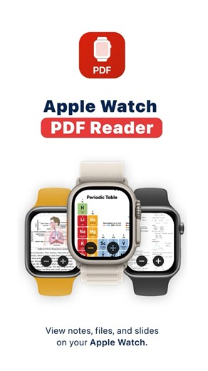 Want to open PDF files on your Apple Watch? #applewatch #pdfreader #pdfviewer #pdf #wristdocs