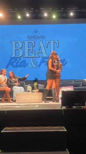 This is your sign to get a RumHaven cocktail when you see us on tour 🍹 #rumhavenpartner | Chicks in the Office