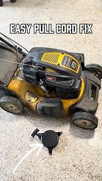 How To Replace a Lawn Mower Pull Cord Assembly