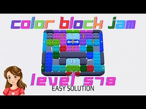 Color Block Jam Level 578 Easy Solution Walkthrough