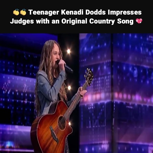 Teenager Kenadi Dodds Impresses Judges with an Original Country Song 💖 Full video check in the comment.👇👇👇 | Mac Richardson