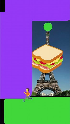 cloudy with a Chance of meatballs Eiffel Tower scene