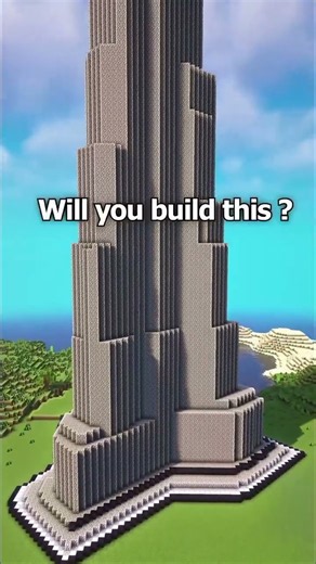 🏙️🔥 I BUILT THE BURJ KHALIFA IN MINECRAFT! 😱✨#Minecraft #BurjKhalifa #MinecraftBuild #MinecraftCity