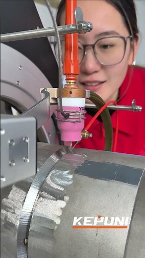 Automatic Welding of Stainless Steel Industrial Pipes - KEPUNI Orbital Welding Machine