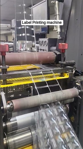 Label Printing machine | Flexography printing #shorts