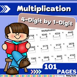Multiplication 4-Digit by 1-Digit