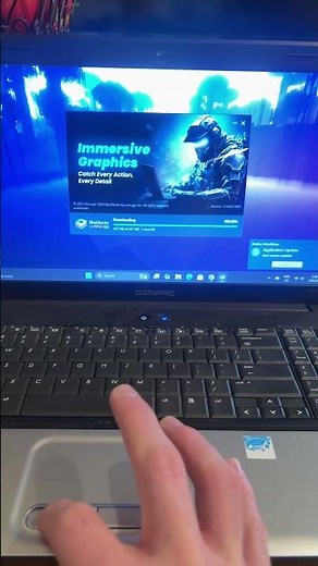 Installing Bluestack on a Intel Pentium Dual Core CPU T4500 on a Compaq Presario CQ61 part 1