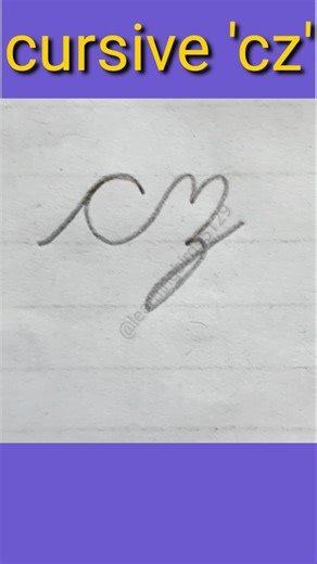 cursive|writing|a-z|handwriting|english|cz #learningbirds5129 #youtubeshorts #viral