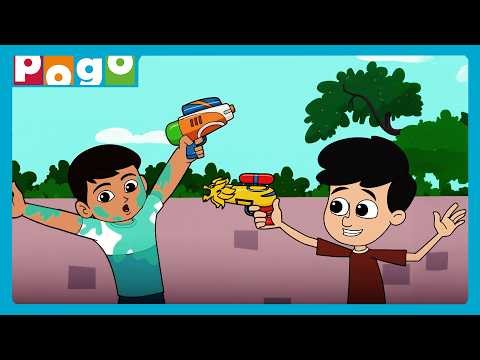 Super Office Ki Super Holi!🔫| Little Singham😎| Holi Special🤩|‪@PogoChannel‬ ​