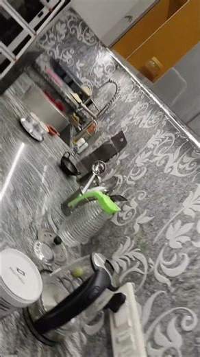 kitchen wash area cupboards down profile light fixing#electrical #interiordesign #kichen #decoration