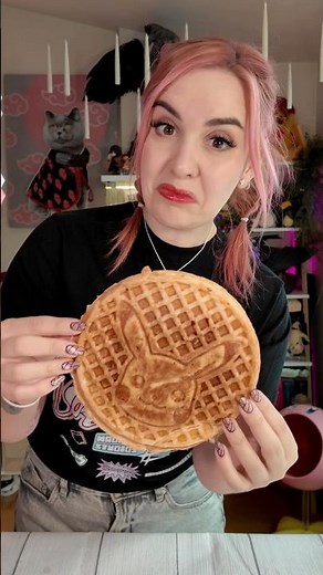 Puff pastry waffles? 😍💖 #dessertrecipes #recipe