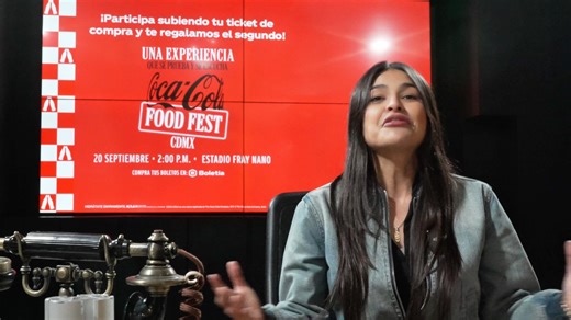 El Coca-Cola Food Fest 2025 llega este sábado 20 de septiembre al Estadio de Béisbol Fray Nano. Música en vivo, comida deliciosa en sus cuatro barrios temáticos y actividades increíbles para toda la familia te esperan. Si ya tienes tus boletos, regístrate en nuestra página y nosotros te damos uno más. ¡El festival de sabor y música te espera! Coca-Cola Magia de verdad, te invita. #CocaColaFoodFest #FoodFest2025 | Los 40 México