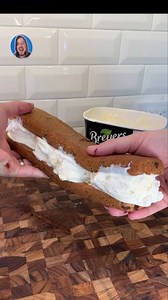 Foot long ice cream sandwich #satisfying #recipe #cooking | Cooking With Kyle