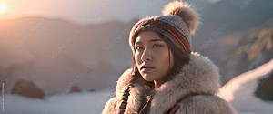 people from the Eskimo tribe, the Inuit tribe
