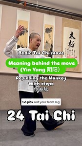Meaning behind the move（Yin Yang 阴阳） Repulsing the Monkey With steps 倒卷肱 😊Like 👍 and share➡️ ✅Online learning on 👉daouniverse.com #jianfengchentaichi #taichi #taiji #taijiquan #taijiqigong #taichiyang #balancetraining #taichiclass #taichichuan #taichibeginner #taichionline #taichiqigong #qigong #balance #zen #dao #tao #mindfulness #flow #energy #healthylifestyle #healthy #yinyang #太极拳 #nature #balance #kungfu #wushu #martialarts | Dao Universe