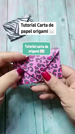 Tutorial de carta de papel origami fácil