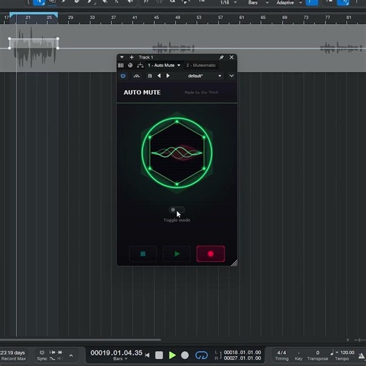 Auto Mute — Intelligent Talkback Mute (VST3)