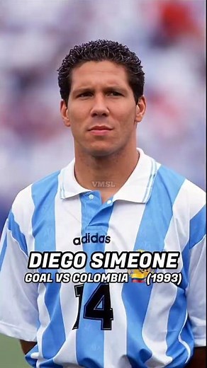 DIEGO SIMEONE 🇦🇷 – GOAL VS COLOMBIA 🇨🇴 (1993)
