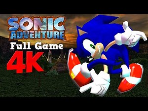 Sonic Adventure (Dreamcast) - Full Game Walkthrough - Japanese w/Subtitles - 4K HD Widescreen 60Fps