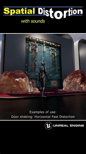 Spatial Distortion customize animated distortion on every Axis on Unreal Engine