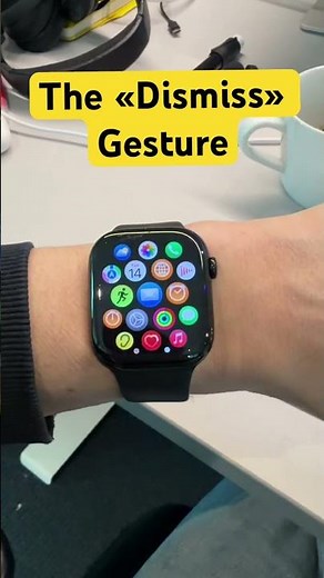 Stop Touching Your Apple Watch! 5 Ways to Use the Dismiss Gesture ⌚️ #applewatch