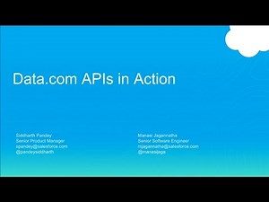 Data.com APIs in Action