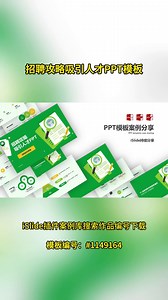 招聘攻略吸引人才PPT模板——模板编号：#1149164