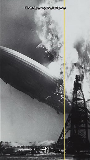 144p to 4K — Hindenburg Disaster 1937