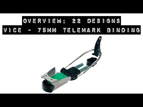 Overview: 22 Designs Vice - 75mm Telemark Binding