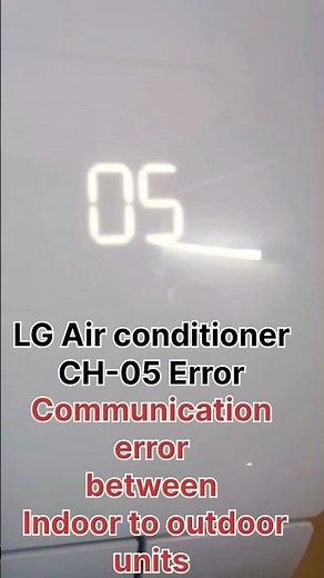 CH-05 Error Solve: Communication Error in AC