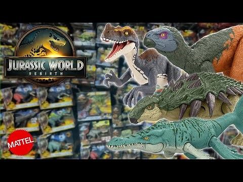 Jurassic World Rebirth Frenzy Pack Dinosaurs + Scan Codes!