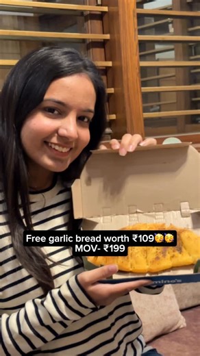 💫 Mehek 💫 on Instagram: "#ad🚨 ALERT 🚨 The *ultimate* pizza party is here, and you don’t want to miss it! 🍕🔥 FREE GARLIC BREAD (worth ₹109) with any order above ₹199! And that’s just the beginning... 👉 Promo Codes to Feast On 🍽️: for NEW users only! 🔥BNGE1352– Get ₹120 OFF on ₹299+! 💥 ⚡TSTY1352 – FREE Garlic Bread on ₹199+! 🧄 🔥PER1352 – Up to ₹300 OFF on ₹499+ (Valid on 2 app orders) 🔥 🍕CHZ1352 – Up to ₹200 OFF on ₹399+ (Valid on 2 app orders) 🧀 No more waiting! Link in bio for all