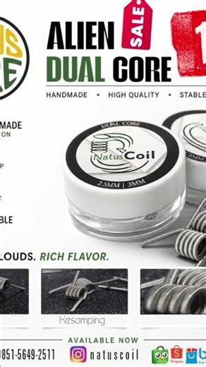 Natus Wire Coil Baby Alien Dual Core (Mletek)