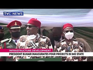 [Watch] Buhari Inaugurates Four Projects In Imo State