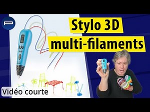 Stylo 3D multi-filaments 3D FreeSculpt [PEARLTV.FR]