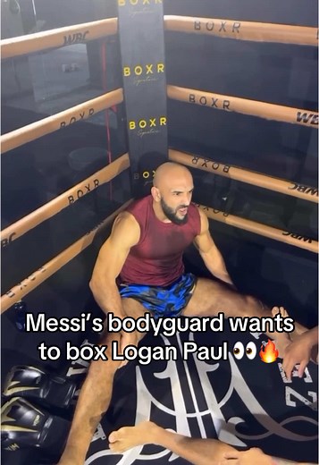 Messi’s Bodyguard Challenges Logan Paul to a Boxing Match