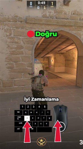 CS2 Counter-Strafe Hatası #cs2 #counterstrike2 #cs2tips #cs2aim #counterstrike #cs2gameplay #shorts