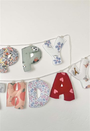 Transform Outgrown Baby Clothes into Cherished Birthday Banners