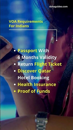 Qatar Visa On Arrival For Indians (2023) | DohaGuides.com