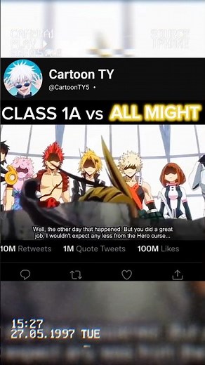 CLASS 1A vs ALL MIGHT 😳🤣 |#anime #myheroacademia #mha #shorts