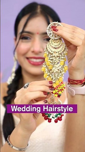 Wedding Hairstyle for Bridesmaid | Viral Beauty Hacks | Anaysa Shorts