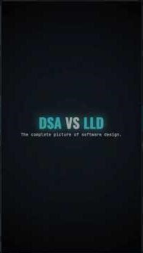 What is Low-Level Design (LLD)? | LLD vs DSA vs HLD