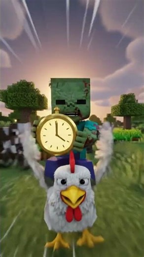 POV: This Chicken Jockey Sped Up Minecraft 😭 (Watch Till End)